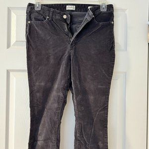Wonderly Gray Corduroy Jeans Size 8 Petite